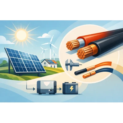 Solarkabel Querschnitt berechnen...