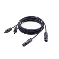 MC4 Solar-Verlängerungskabel Set 6 mm² (schwarz/schwarz) 2