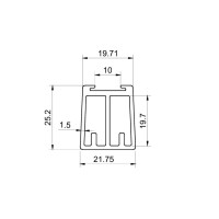 S2 Verbinder für Aluprofil – Clicksystem 3