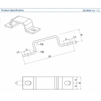 Solar-Montage 4-Kant Haken für eckige Geländer 2