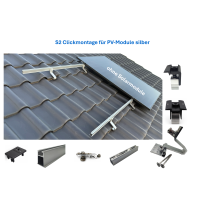S2 Ziegeldach Clickmontage-Set für PV-Module 2